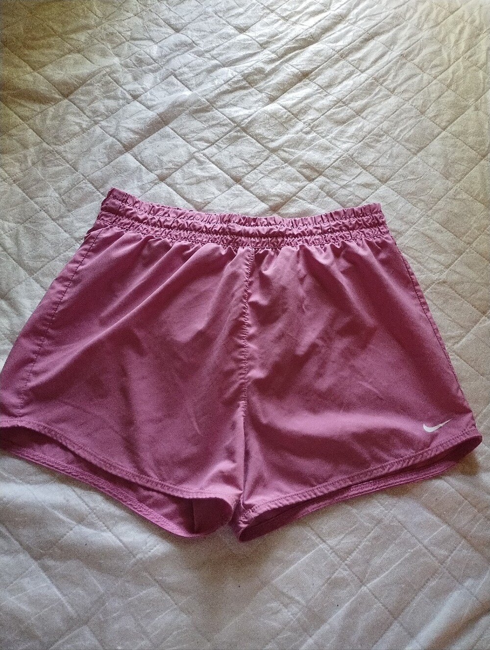 Nike Girls Mauve Athletic Shorts